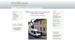 Desktop Screenshot of elektro-kauss.com